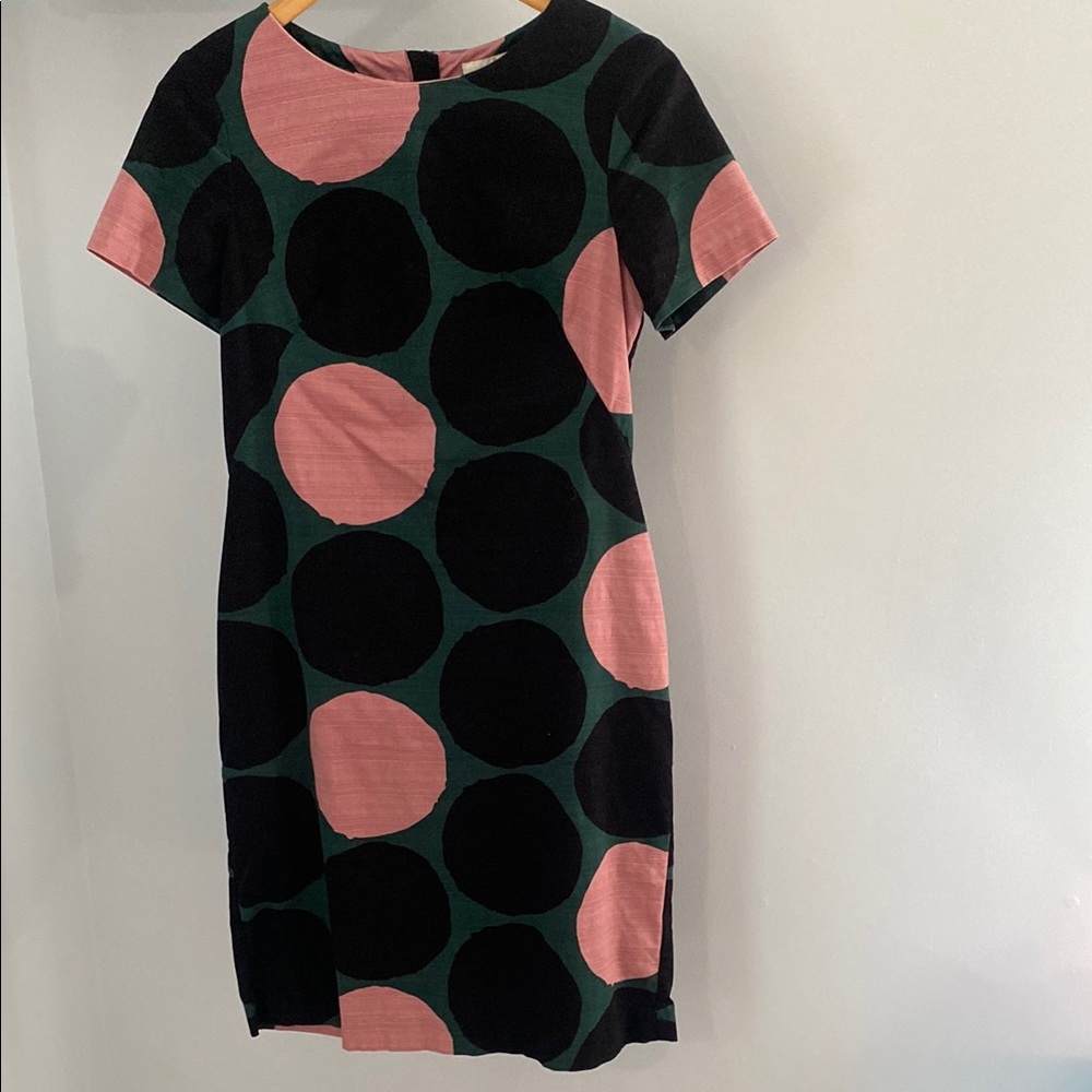 Elegant Boden Pink and Black Mini Dress